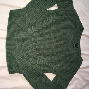 Knitted crop top